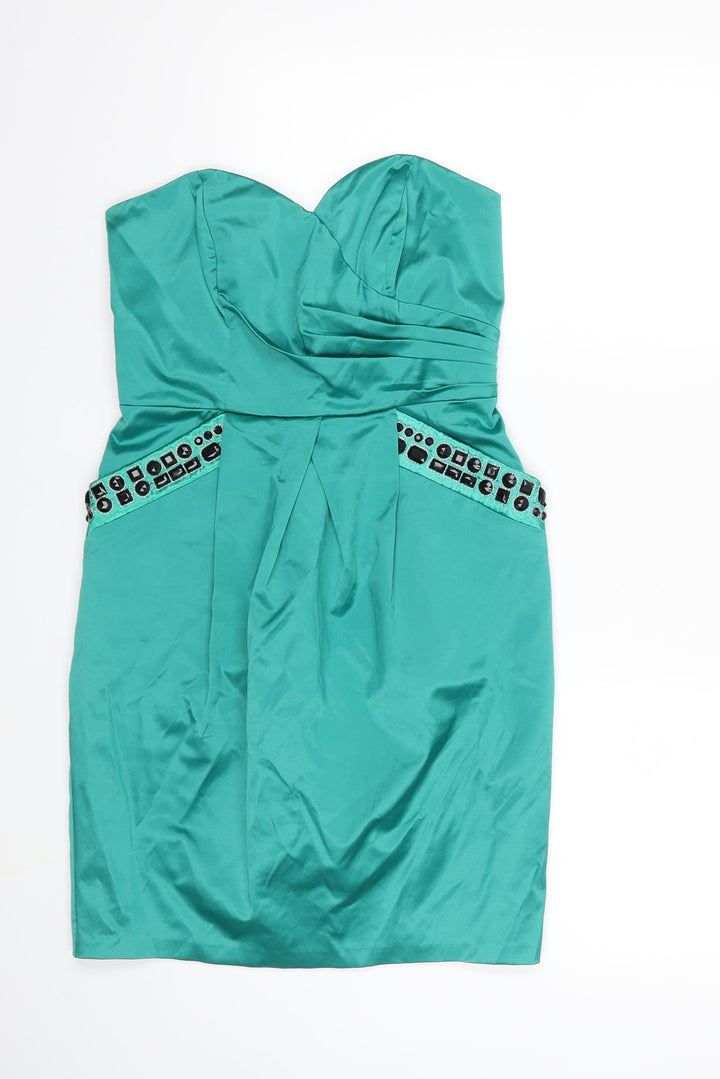 et vous Womens Green Bodycon Size 8