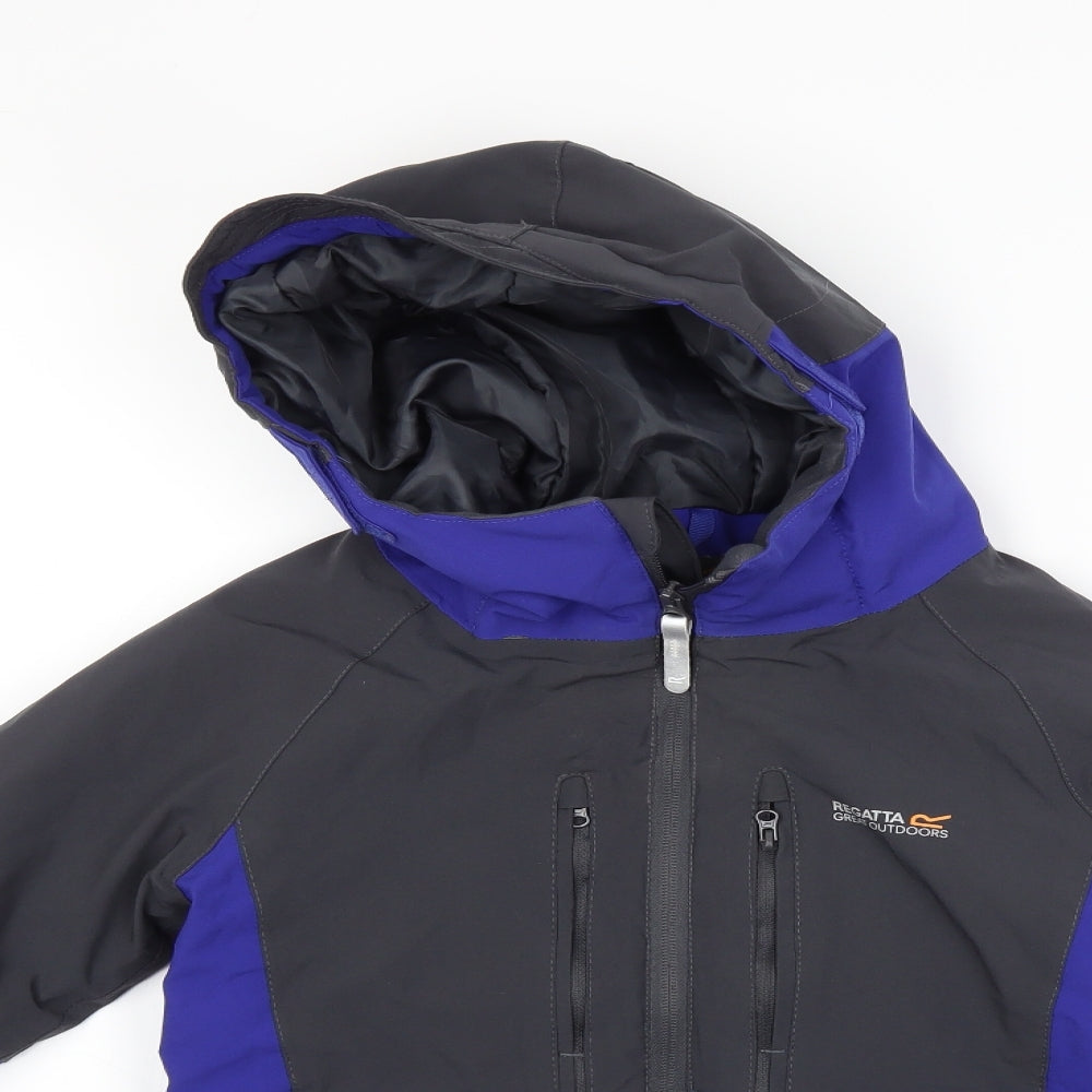 Regatta Boys Blue   Overcoat Coat Size 9 Years