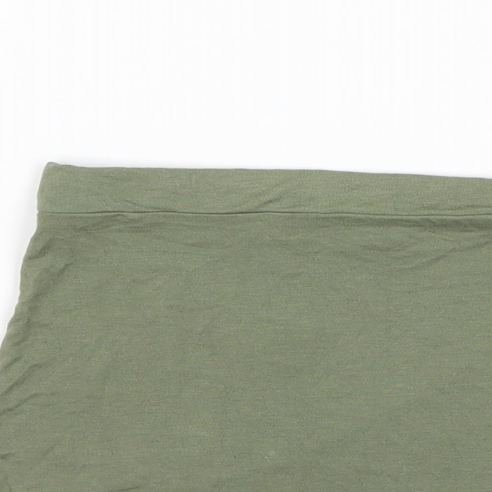 boohoo Womens Green   Mini Skirt Size 6