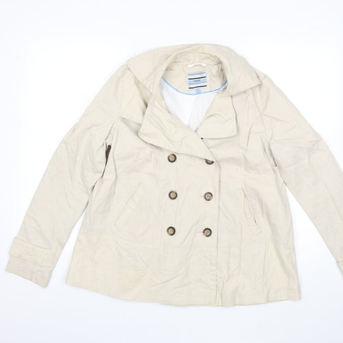 NEXT Womens White   Jacket Coat Size 10