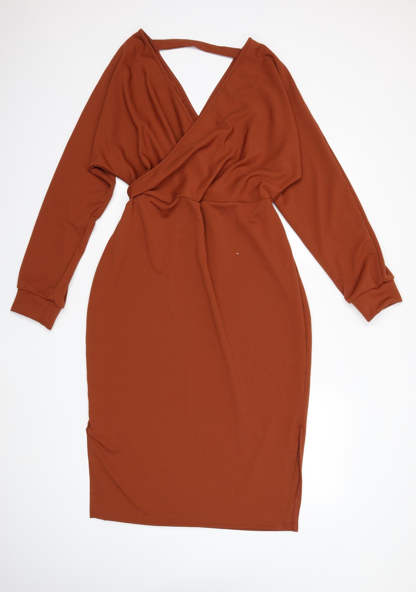 Preworn Womens Brown   Jumper Dress  Size XL