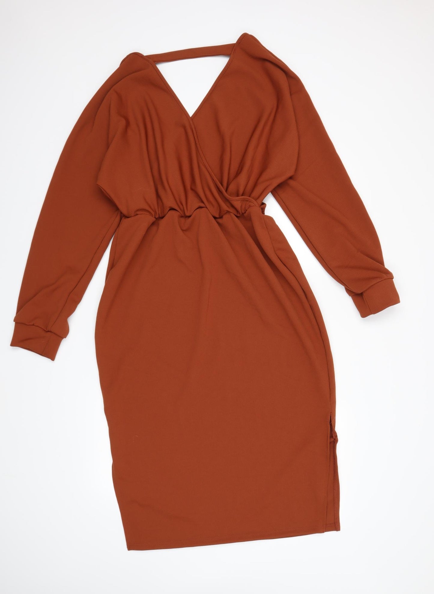 Preworn Womens Brown   Jumper Dress  Size XL