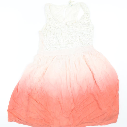 Blue Vanilla Womens Pink   Skater Dress  Size 8