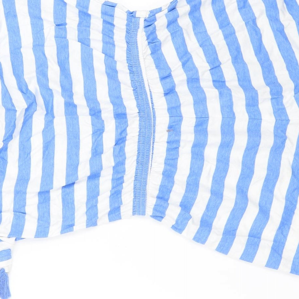 Preworn Girls Blue   Playsuit One-Piece Size 12-13 Years