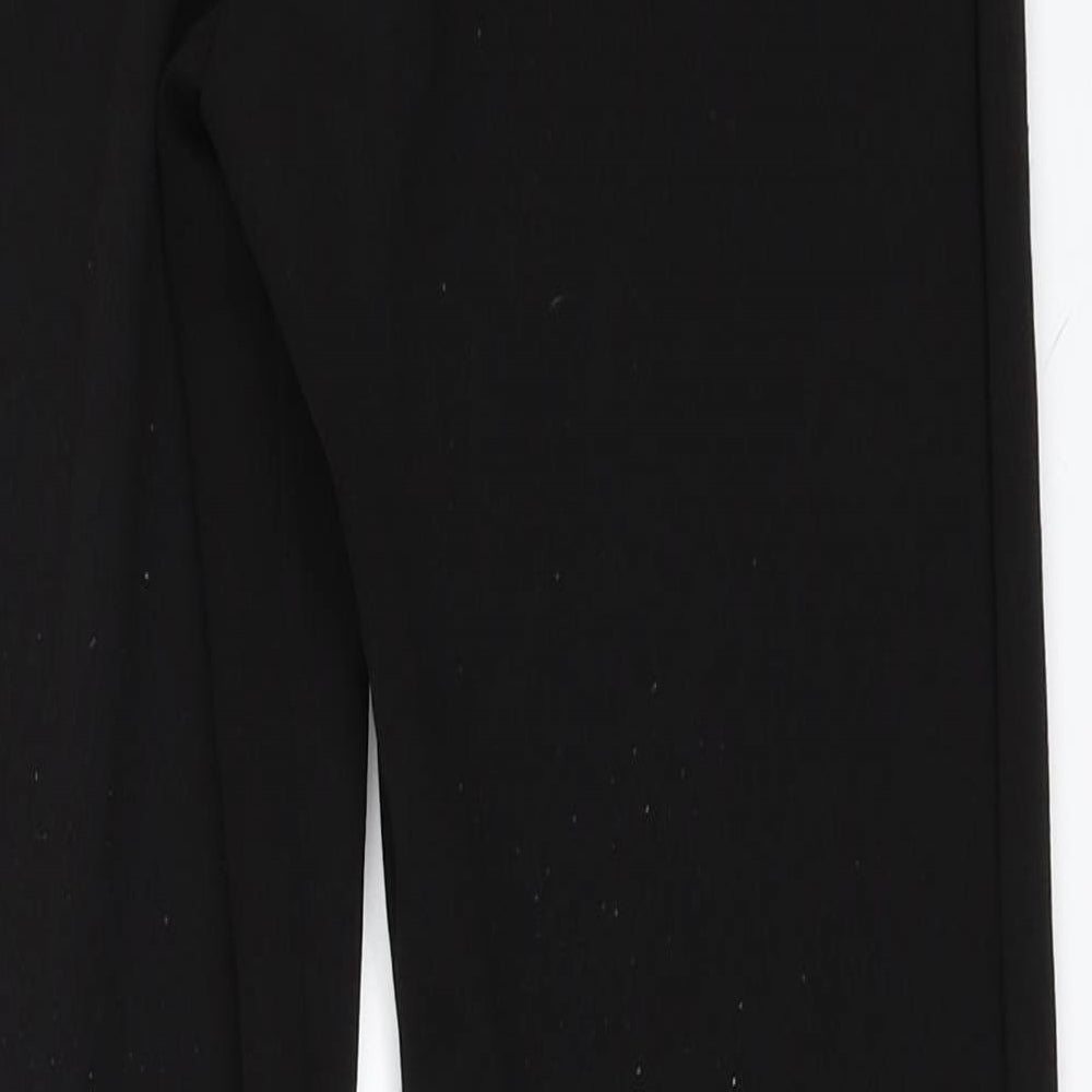 PRETTYLITTLETHING Womens Black   Carrot Trousers Size 8 L30 in