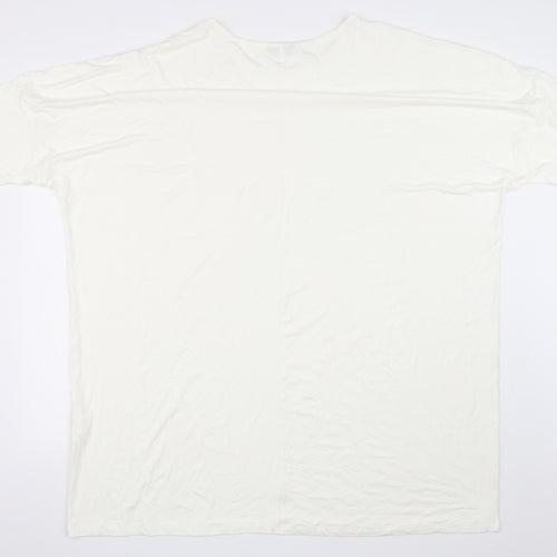 SheIn Womens White   Basic T-Shirt Size 2XL