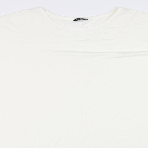 SheIn Womens White   Basic T-Shirt Size 2XL
