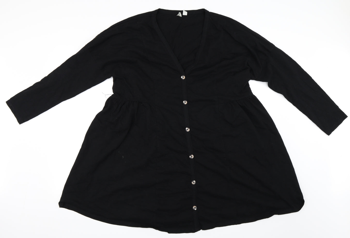 ASOS Womens Black   Skater Dress  Size 14