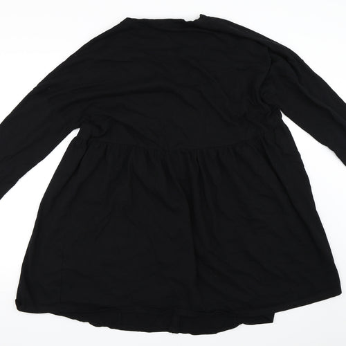 ASOS Womens Black   Skater Dress  Size 14
