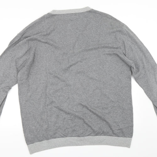 NEXT Mens Grey   Cardigan Jumper Size 2XL