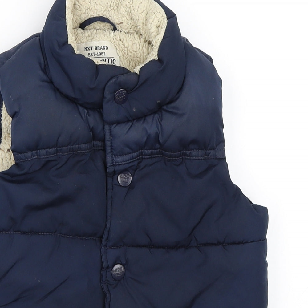 NEXT Boys Blue   Gilet Coat Size 2-3 Years
