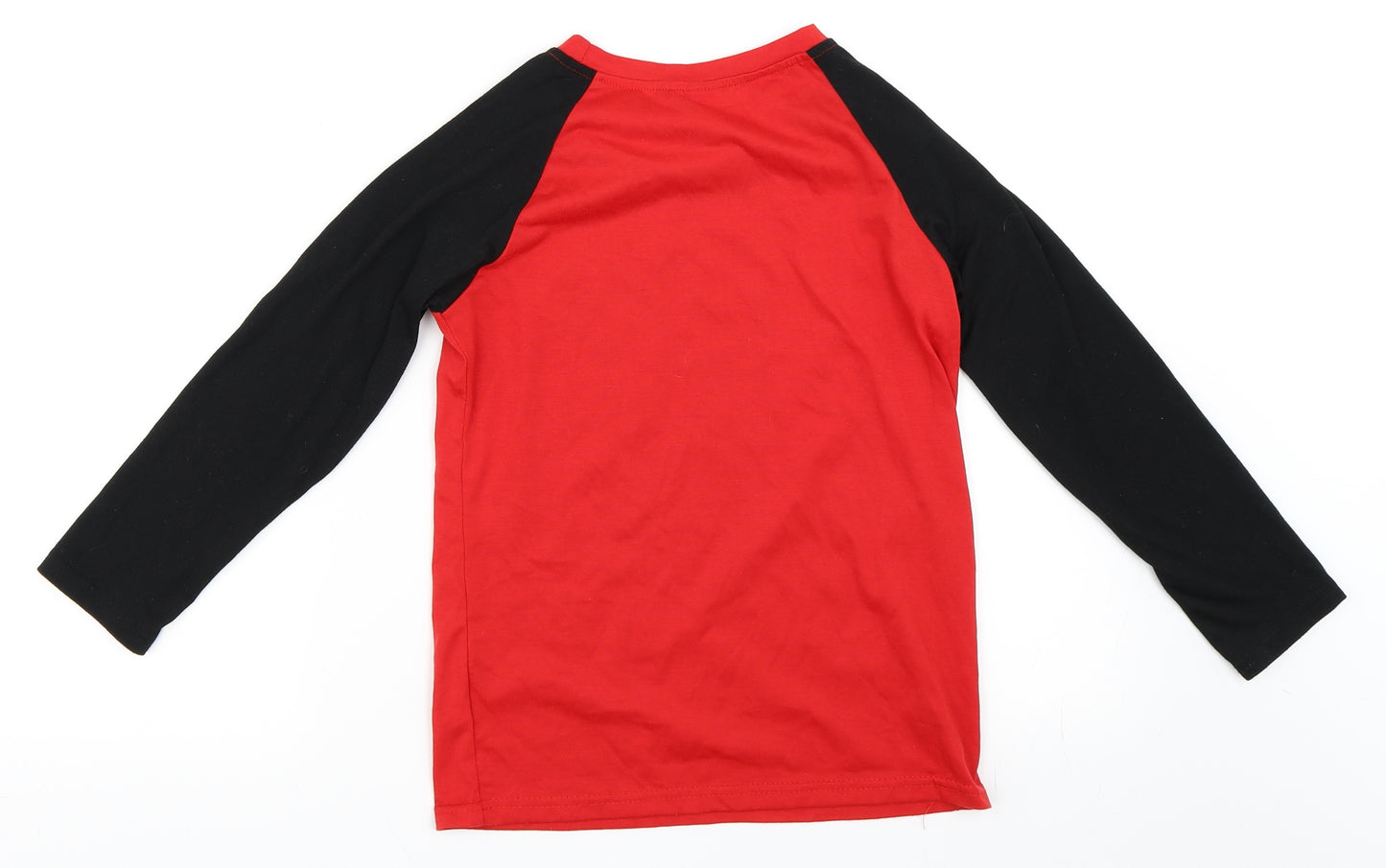 PatPat Boys Red   Basic T-Shirt Size 8-9 Years  - Christmas Top