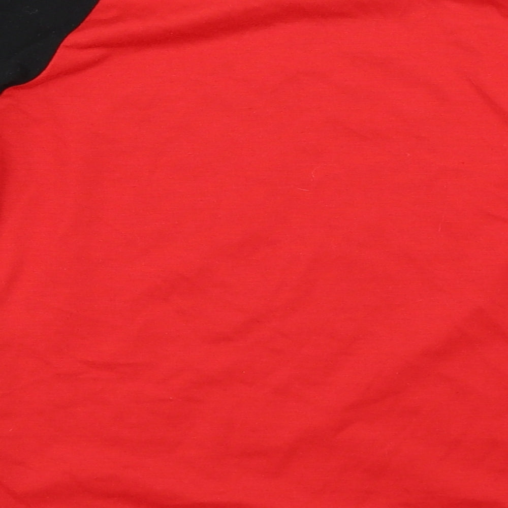 PatPat Boys Red   Basic T-Shirt Size 8-9 Years  - Christmas Top
