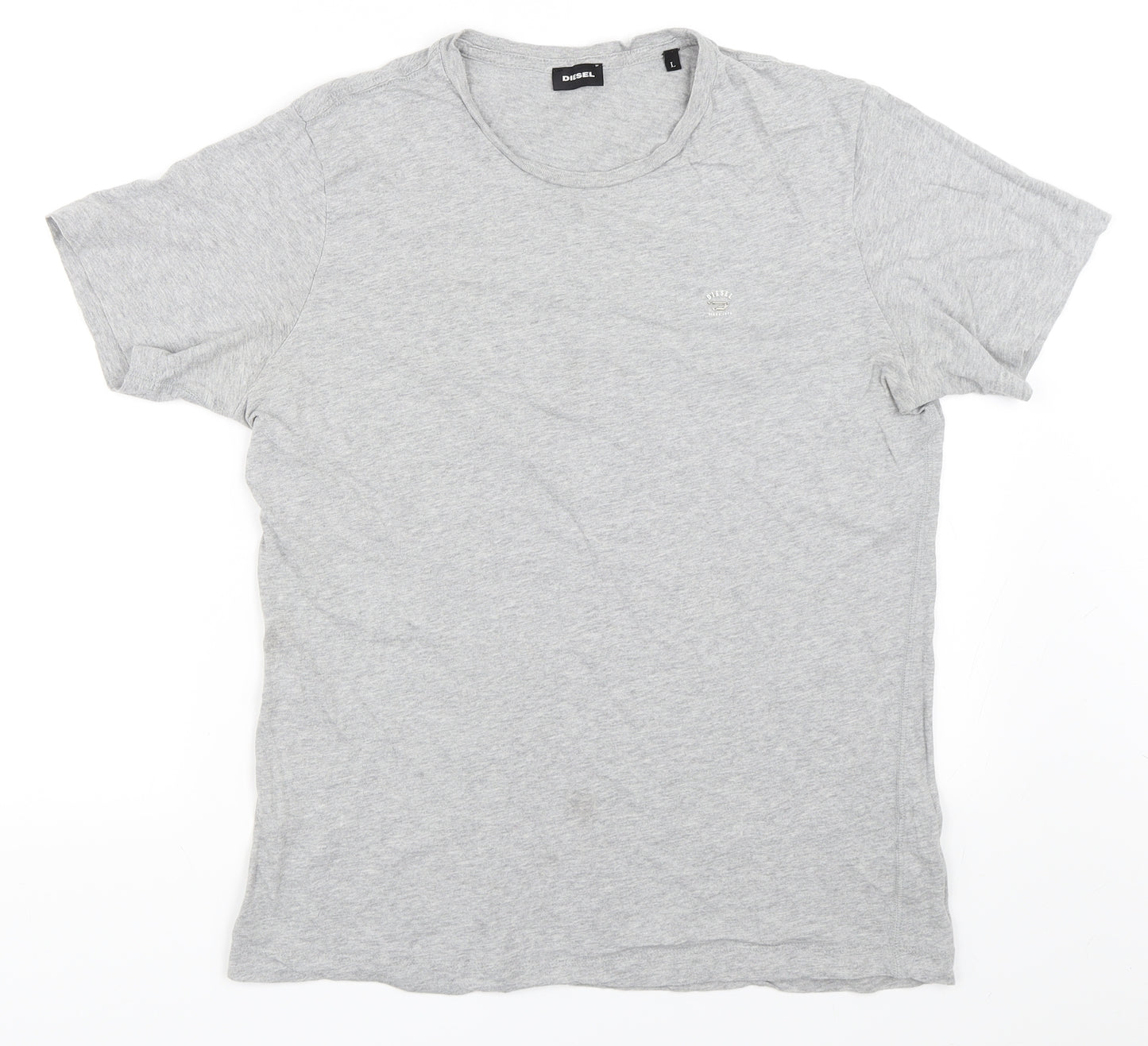 Diesel Mens Grey    T-Shirt Size L
