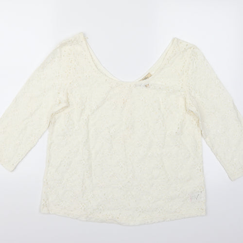 NEXT Womens White   Basic T-Shirt Size 12