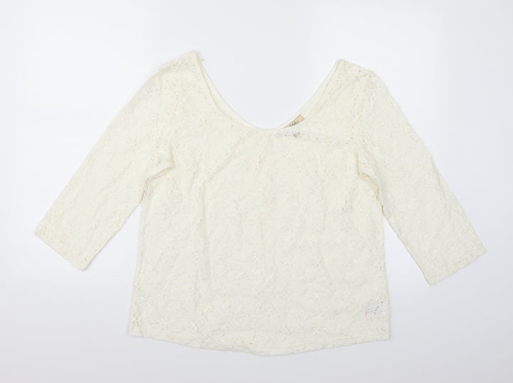 NEXT Womens White   Basic T-Shirt Size 12