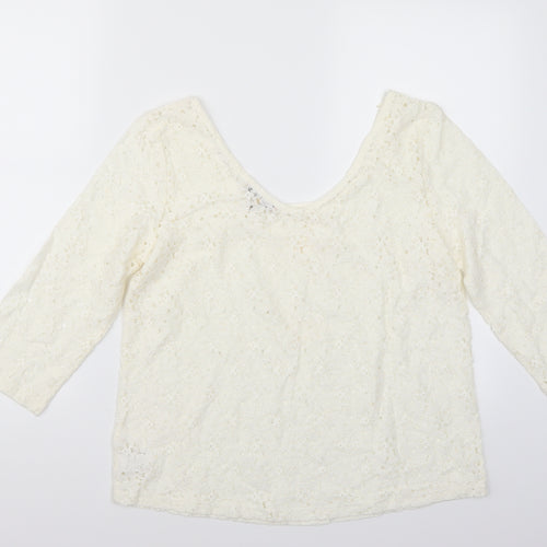 NEXT Womens White   Basic T-Shirt Size 12