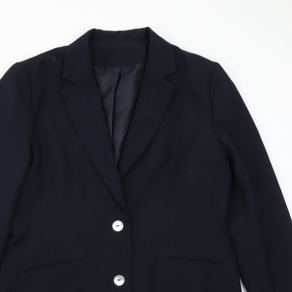 Preworn Womens Blue   Jacket Blazer Size 16