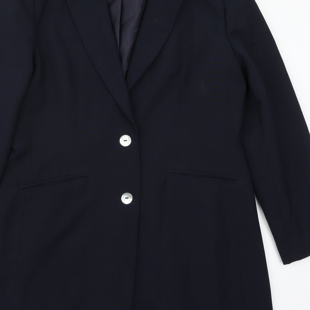 Preworn Womens Blue   Jacket Blazer Size 16