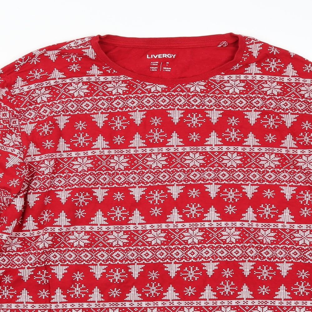 Livergy Womens Red   Pullover Jumper Size L