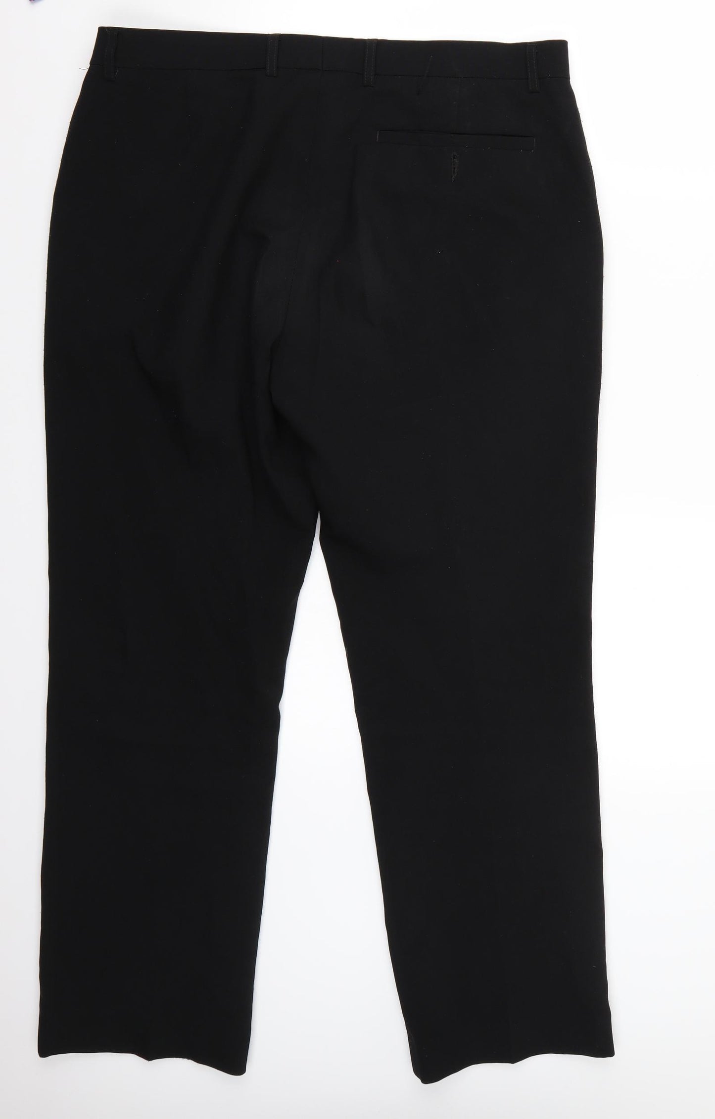 Peacocks Mens Black   Trousers  Size 36 L29 in
