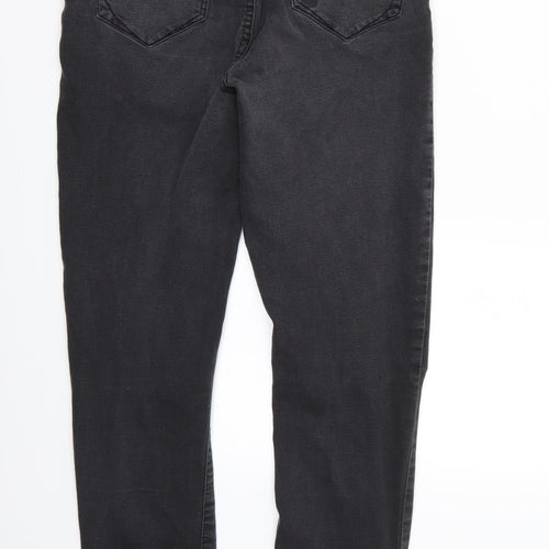 Denim & Co. Womens Black   Straight Jeans Size 14 L31 in