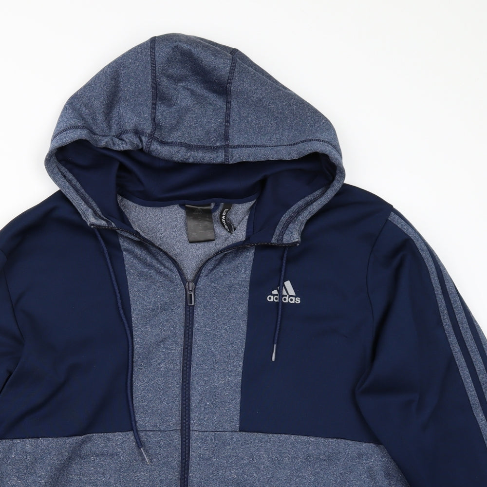 adidas Mens Blue   Jacket Coat Size XL