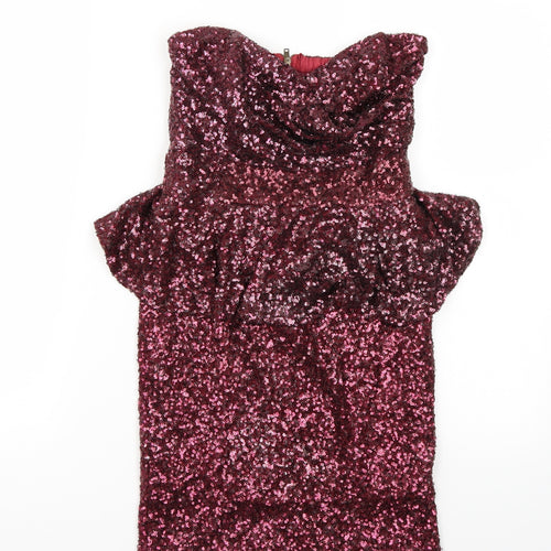 Mismo Womens Purple   A-Line  Size 8