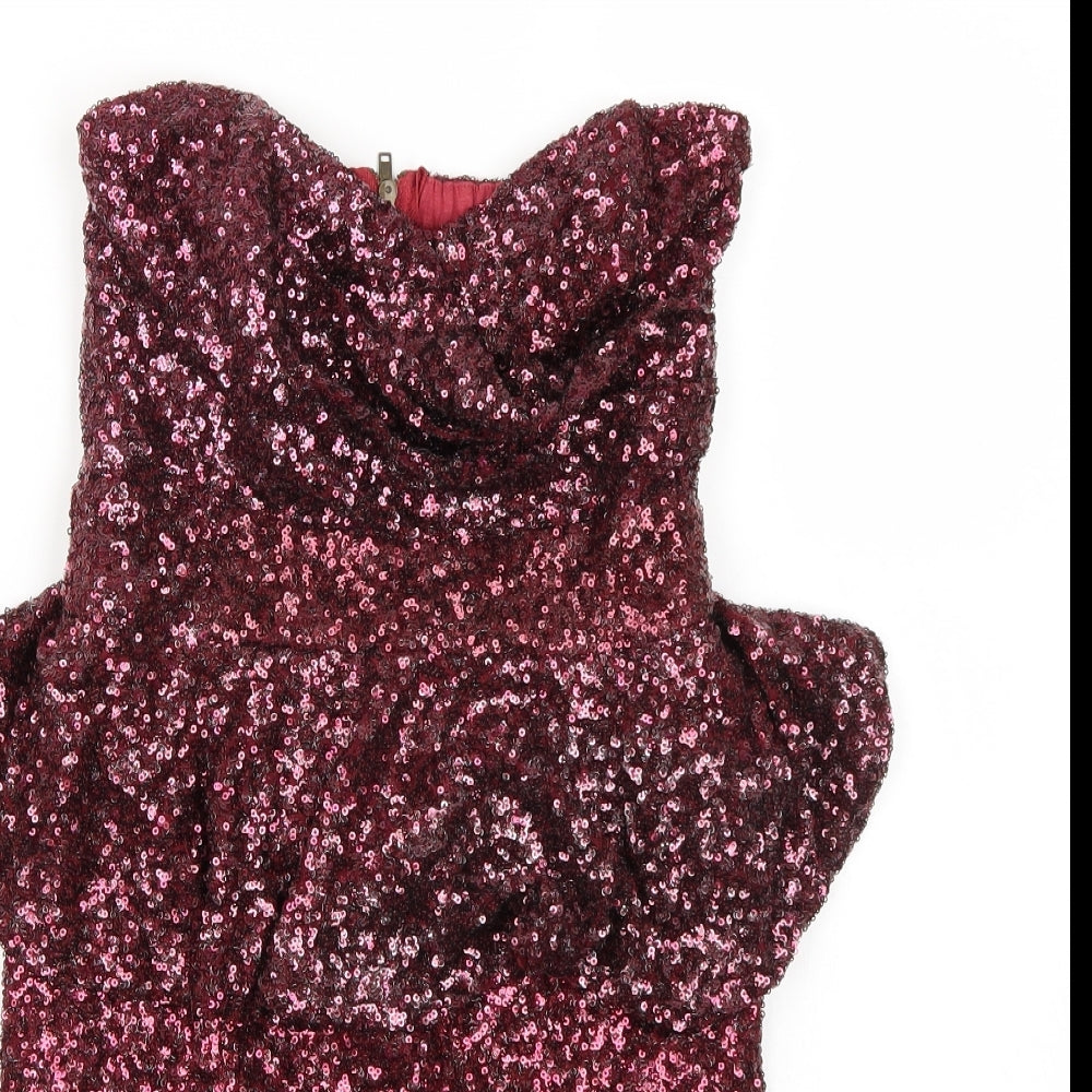 Mismo Womens Purple   A-Line  Size 8