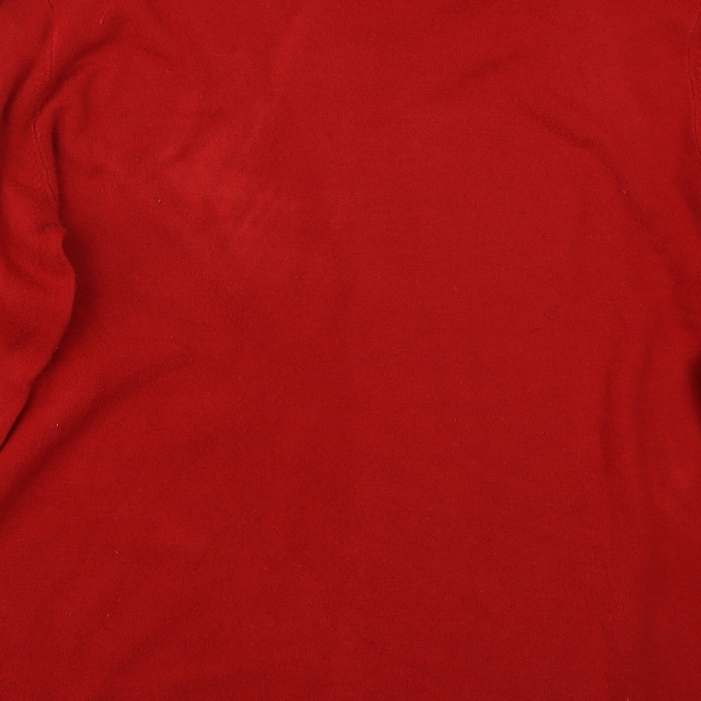 George Mens Red   Pullover Jumper Size L