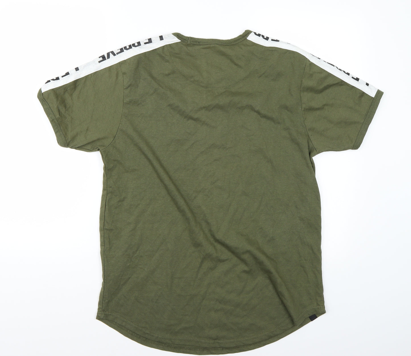 Le Breve Mens Green    T-Shirt Size L