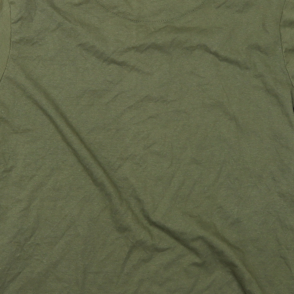 Le Breve Mens Green    T-Shirt Size L