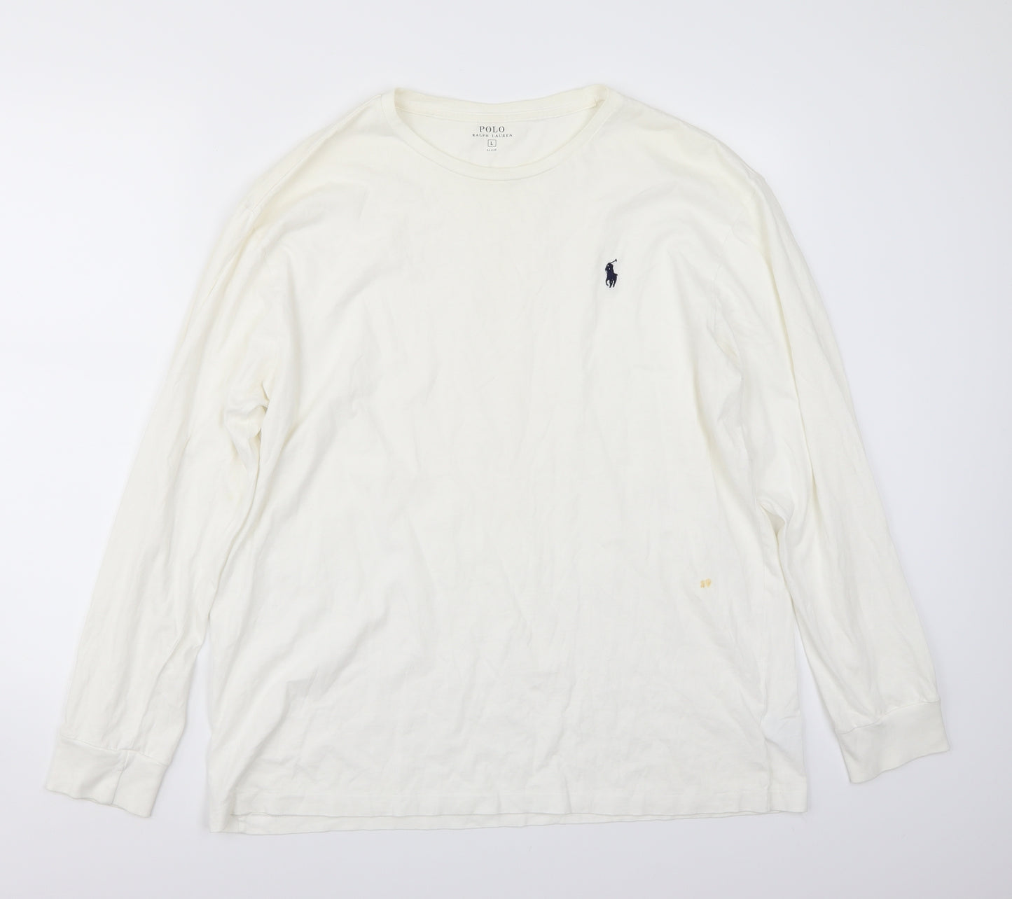 Polo Ralph Lauren Mens White    T-Shirt Size L