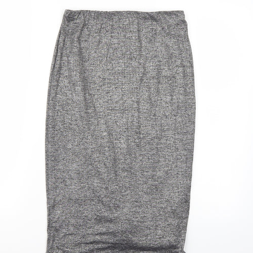 Riverisland Womens Grey   A-Line Skirt Size 8