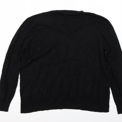 George Mens Black   Pullover Jumper Size XL