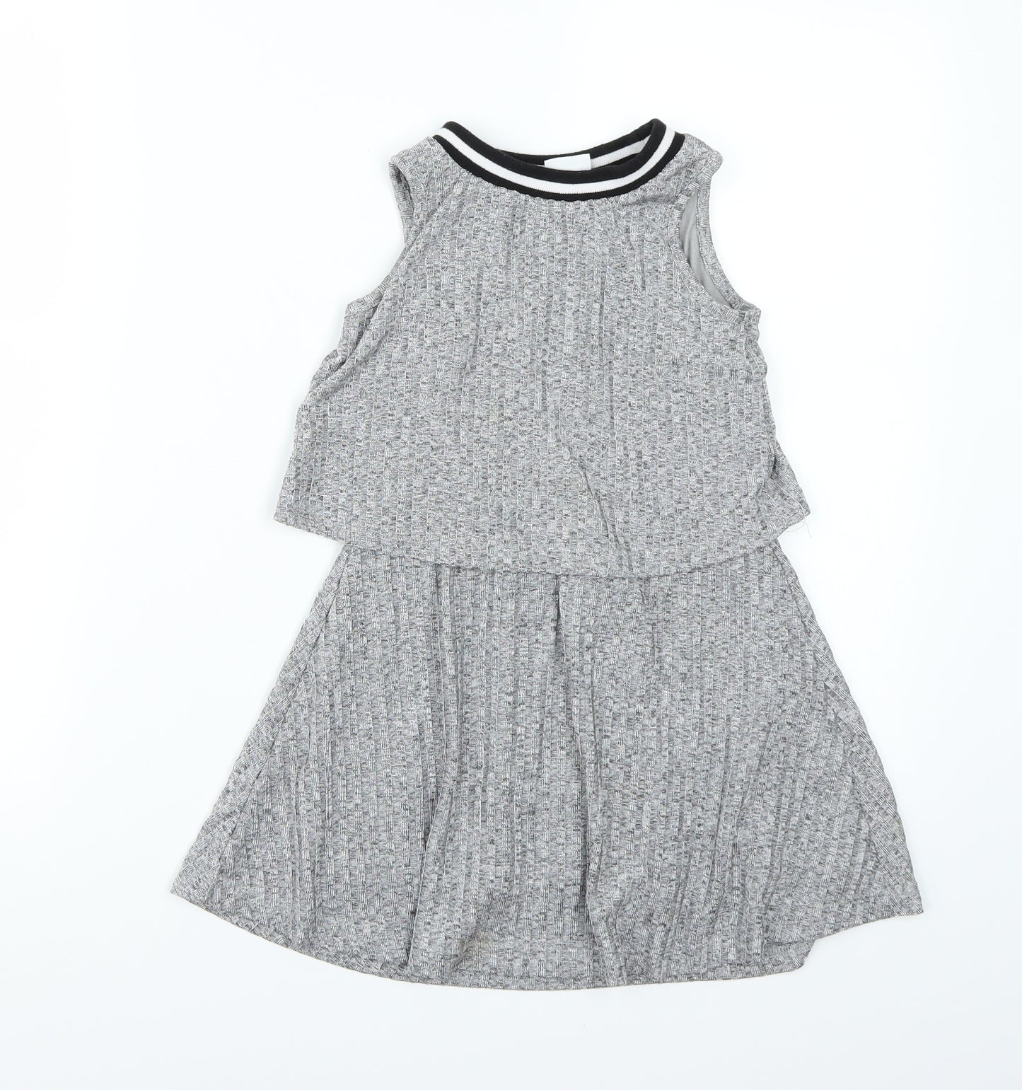 F&F Girls Grey   A-Line  Size 5-6 Years
