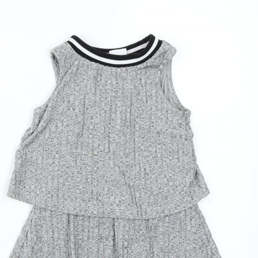 F&F Girls Grey   A-Line  Size 5-6 Years