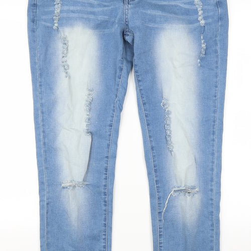 Tendency Womens Blue  Denim Mom Jeans Size L L31 in