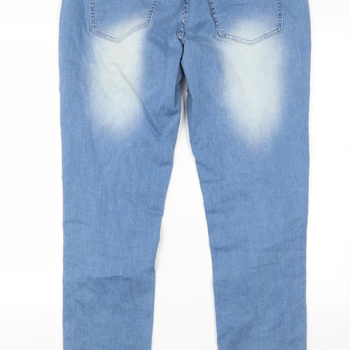 Tendency Womens Blue  Denim Mom Jeans Size L L31 in
