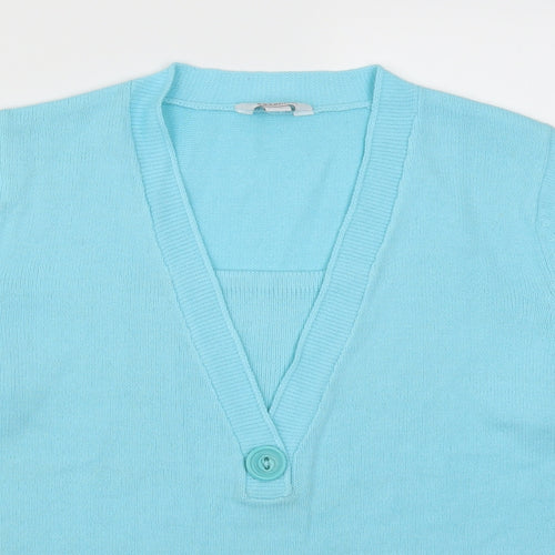 Essential Collection Womens Blue   Pullover Jumper Size 16