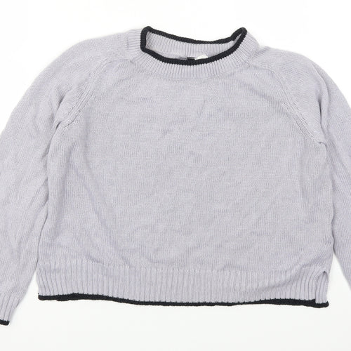 H&M Womens Purple   Pullover Jumper Size S