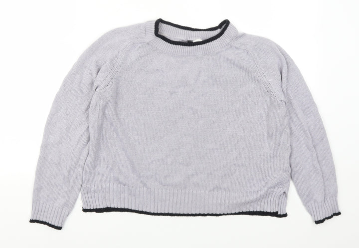 H&M Womens Purple Pullover Jumper Size S