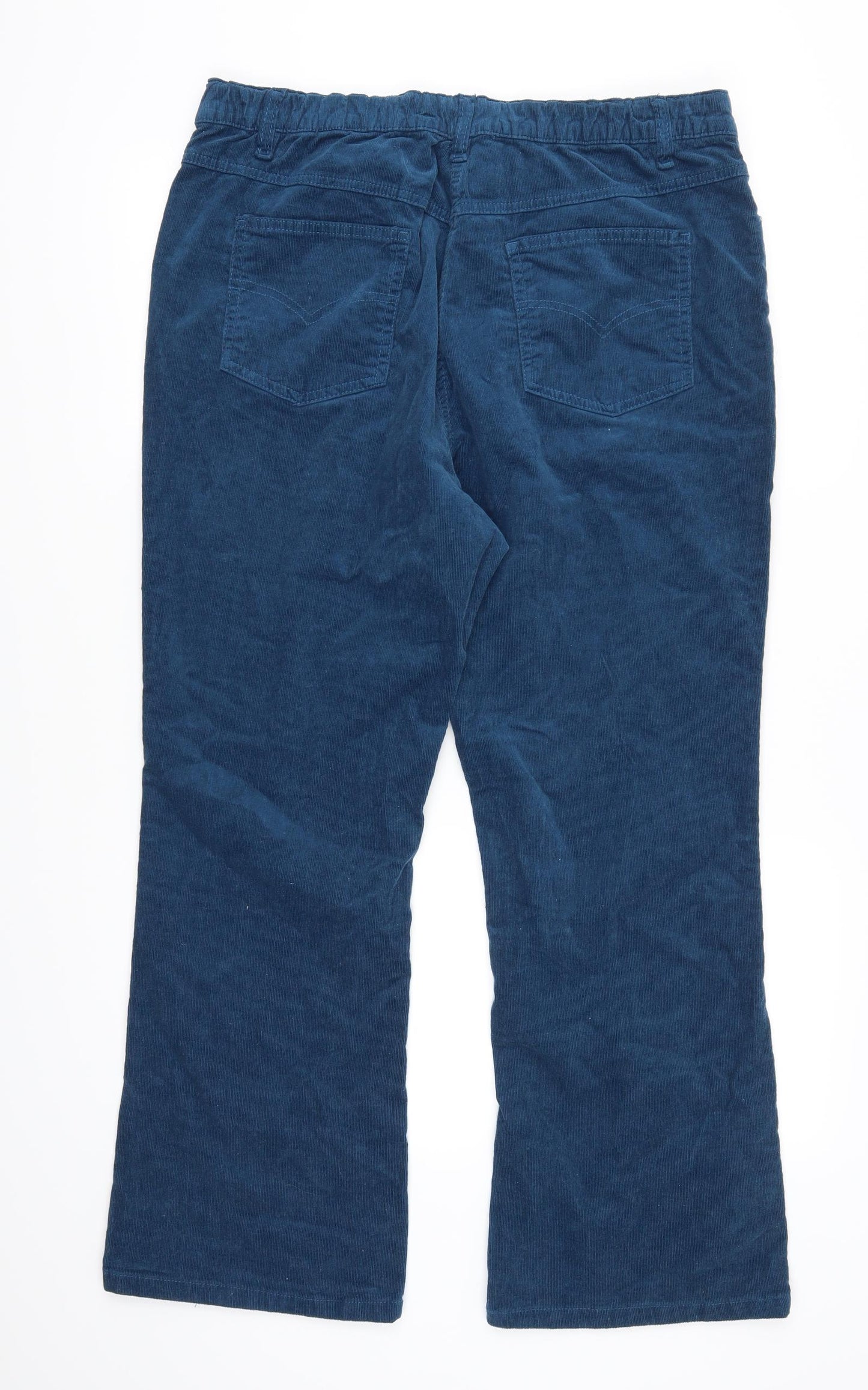 Marisota Womens Blue  Corduroy Trousers  Size 18 L27 in