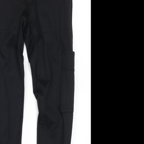PINK Womens Black   Track Pants Leggings Size S L27 in