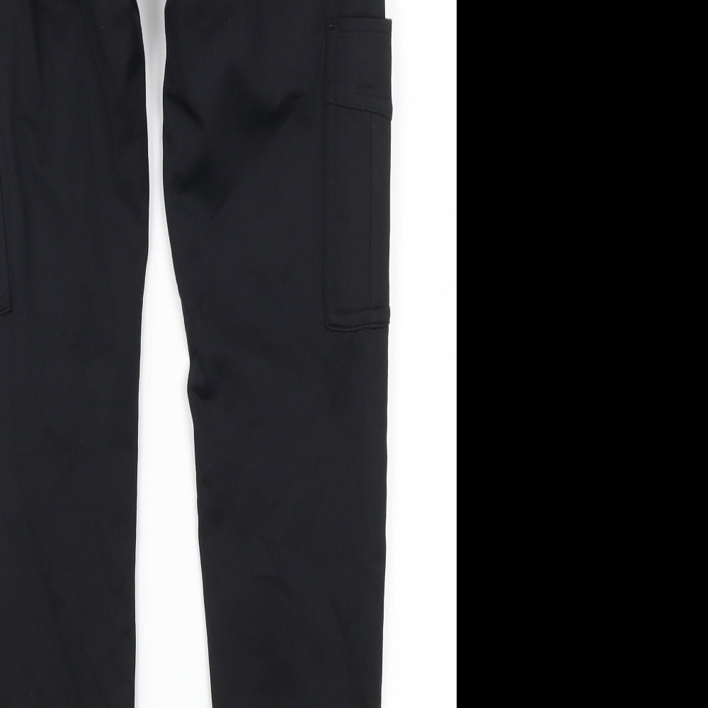 PINK Womens Black   Track Pants Leggings Size S L27 in