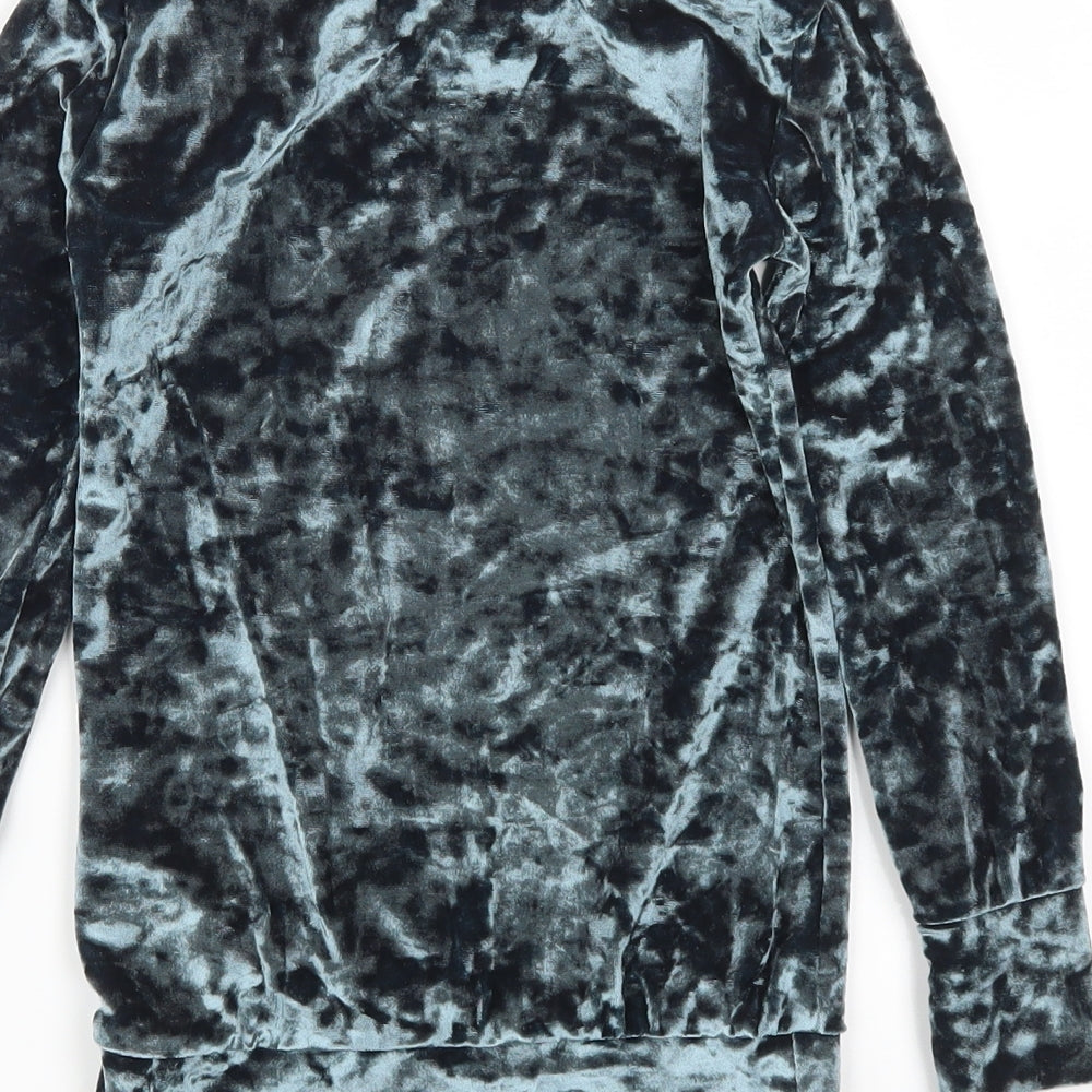 Silk Girls Blue   Pullover Sweatshirt Size 5-6 Years