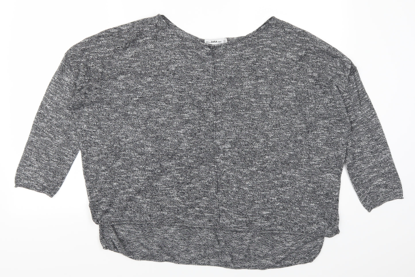 Zara Womens Grey   Basic Polo Size S