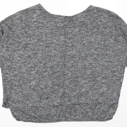 Zara Womens Grey   Basic Polo Size S