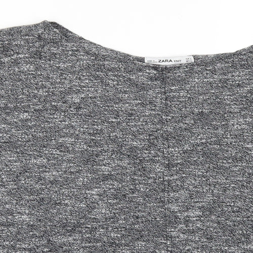 Zara Womens Grey   Basic Polo Size S