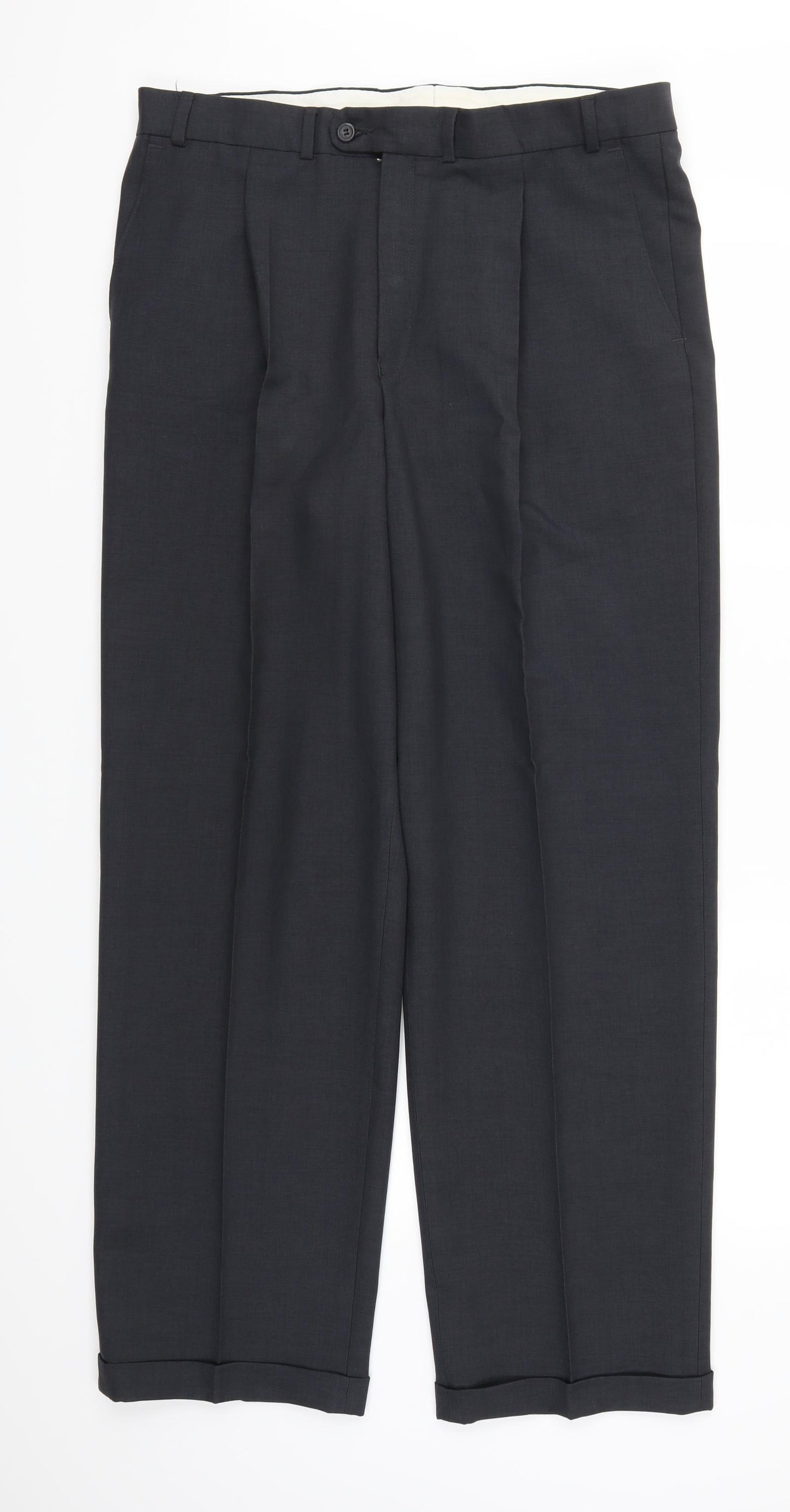 Savatini Mens Blue   Trousers  Size 36 L31 in